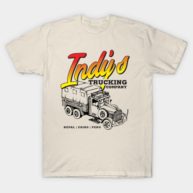 Indy's Trucking Company T-Shirt by MindsparkCreative